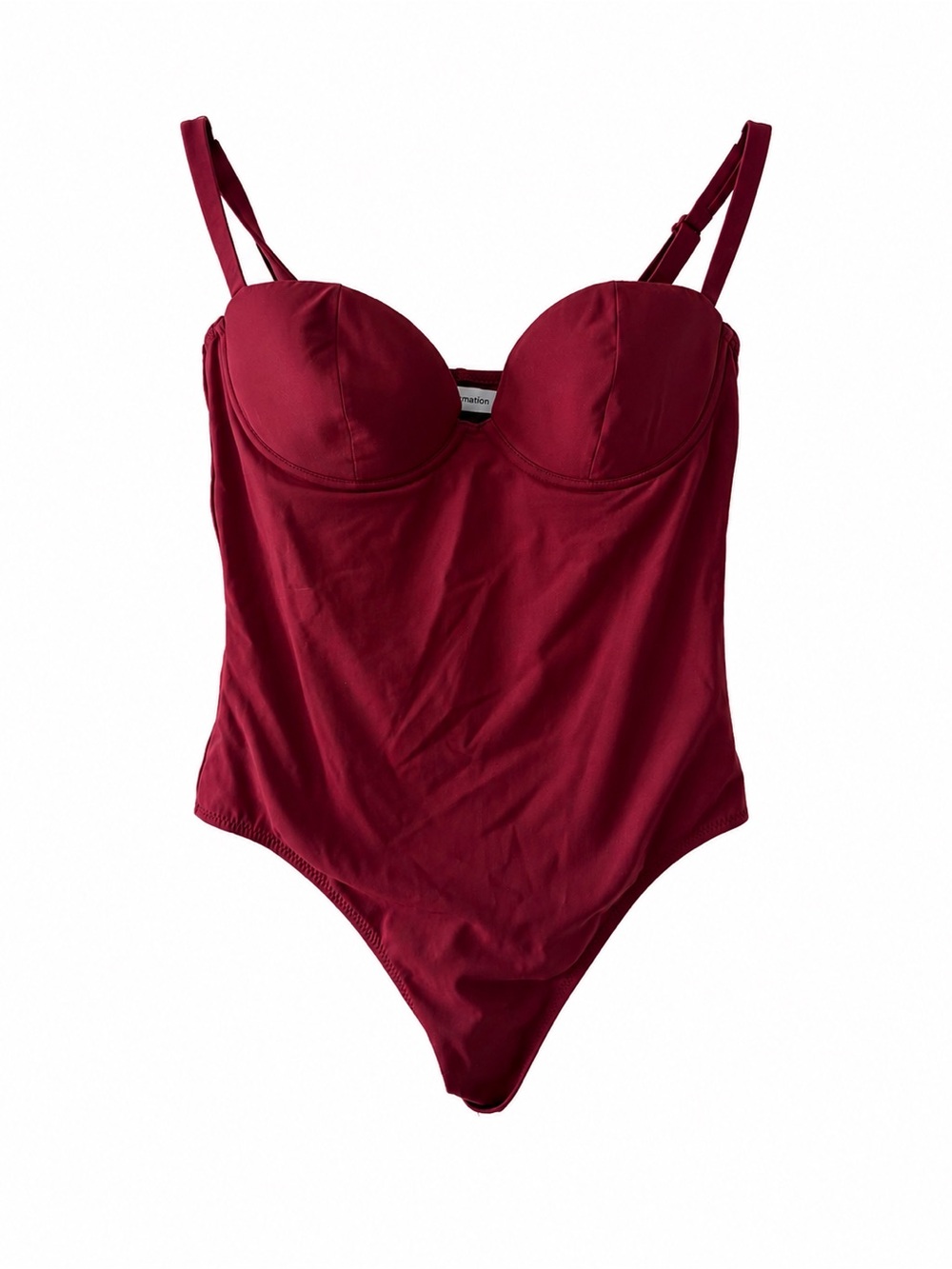 NWOT Reformation Aria Sweetheart Underwire One Piece Swimsuit M